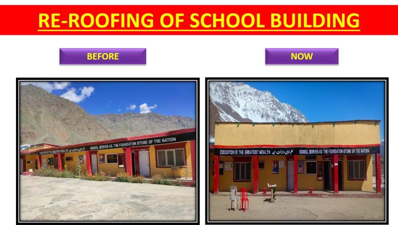 RE-ROOFING OF TWO BUILDINGS 2021